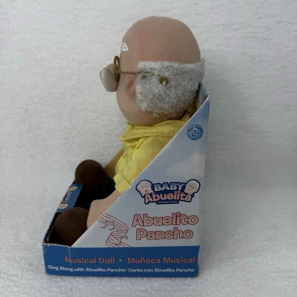Baby Abuelita Abuelito Pancho Plush Doll Spanish Grandfather Singing New In Box